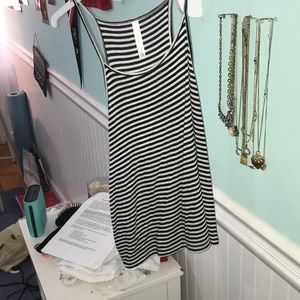 Aeropostale black and white halter to size medium